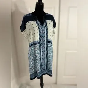 Daniel Rainn Dresses | Danielrainn Brand Size Medium Dress | Color: Blue/Cream | Size: M | Kp_Frocks's Closet